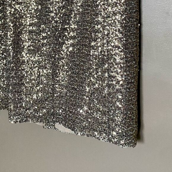 CHICO’S Stephanie gold sequin Pencil skirt NWT shimmer party cocktail glam sz M - Picture 8 of 16